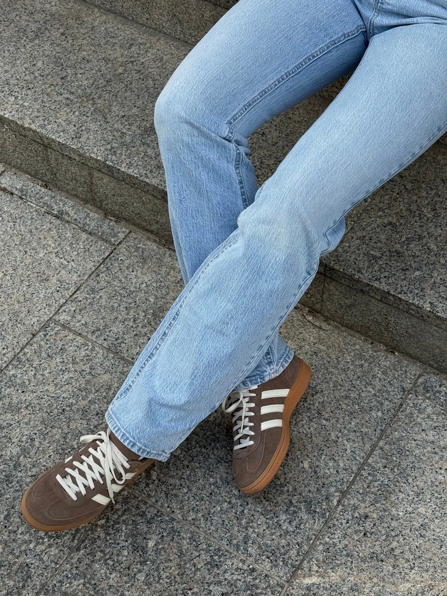 VMTESSA Straight Jeans - Light Blue Denim